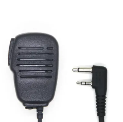Detail shot of the KMC-26 waterproof speaker microphone with XLR curved plug