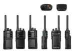 Package contents of the Yshon M4 IP68 digital handheld walkie talkie