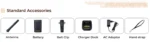 Side profile of the Yshon M4 IP68 digital handheld walkie talkie
