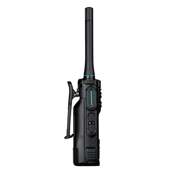 Detail shot of the Yshon M5 AES256 digital two way radio with IP68 build