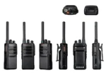 Close-up of the YSHON V68 DMR digital radio with AES256 encryption
