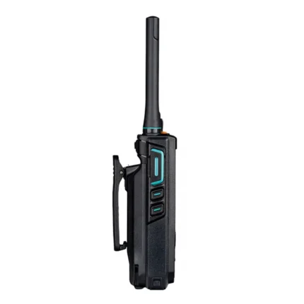 Detail shot of the Yshon AP25 digital handheld two way radio with IP68 waterproof housing
