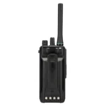 Close-up of the Yshon AP25 digital handheld two way radio with IP68 waterproof housing