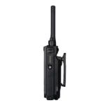 Side profile of the Yshon AP25 digital handheld two way radio with IP68 waterproof housing