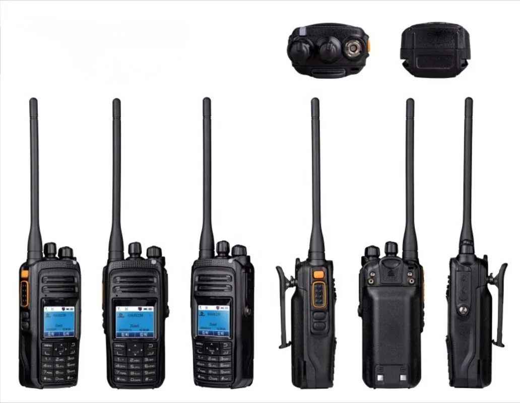 Detail shot of the Yshon DM-R89 dual band digital handheld radio