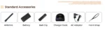 Package contents of the Yshon A20 DMR analog dual-mode IP68 handheld radio