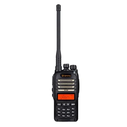 Front view of the YSHON LS-747 UHF analog walkie talkie radio