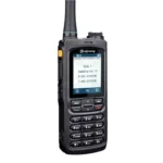 YSHON Q8088 encrypted GPS two-way radio held in hand